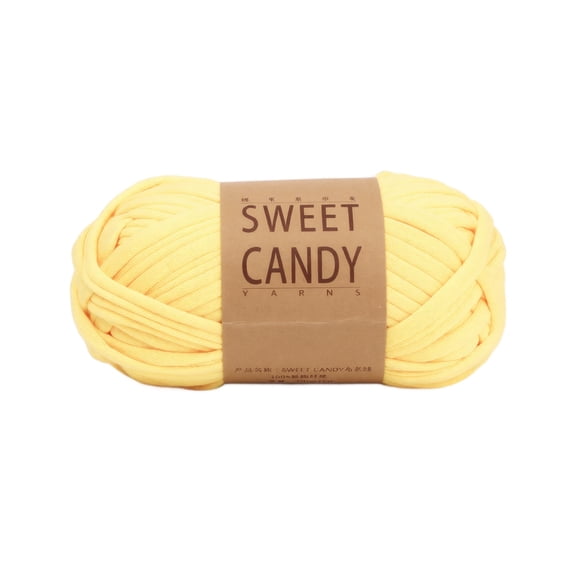 StlyGar 1-Pack Soft T-Shirt Yarn for Crochet and Knitting, Chunky Fabric Yarn for DIY Slippers and Bags