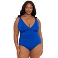 thumbnail image 6 of Time and Tru Women's and Women's Plus Plunge One Piece Swimsuit, Sizes XS-3X, 6 of 10