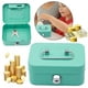 thumbnail image 5 of Caja Almacenamiento Portátil Creativa La Hucha Pequeña Caja Almacenamiento Con Llave Caja Monedas Hucha Con Cerradura (verde) (verde), 5 of 9