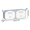 thumbnail image 3 of TIMIFIS Soap Dish, Soap Box Rack Drainage Toilet Bathroom Household Soap Box Storage Rack Dorm Room Essentials, 3 of 3