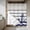 Grey, variant on Anchor Pink No Hook Shower Curtain Waterproof, Bathroom Curtains with Snap in Liners and See Through Top Window, Modern Navy Blue White Striped Nautical Hotel Style Bathtub Curtains Shower 36"Wx72"L