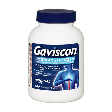 Gaviscon 117547 Original Flavor Tabs 3-4-100 Each