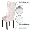 thumbnail image 6 of ZICANCN Pink Love Cat Chair Protectors Seat Covers , Dining Chair Slipcovers for Dining Room Hotel Kitchen Pet, 6 of 8