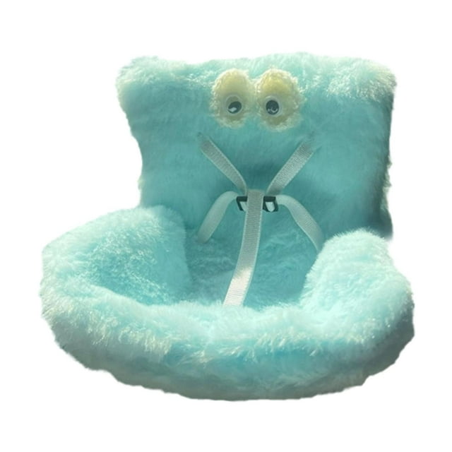 BELOVING Siège d'Auto pour Poupée Bébé pour Poupées de 17 cm Jeu d'Imitation Bricolage Jouet Éducatif Déco de Voiture Bleu