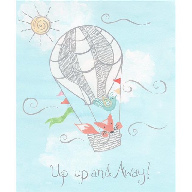 The Little Acorn F14W02 Up Up and Away Canvas