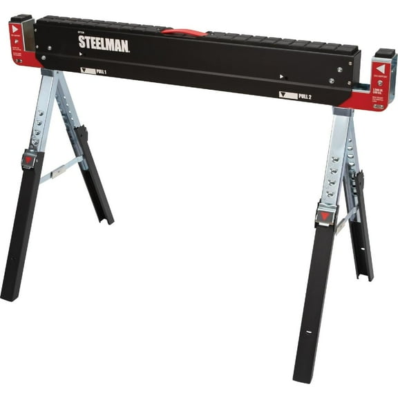 PROTOCOL Sawhorse, Work Table, 42-9/64 in., Steel CA2