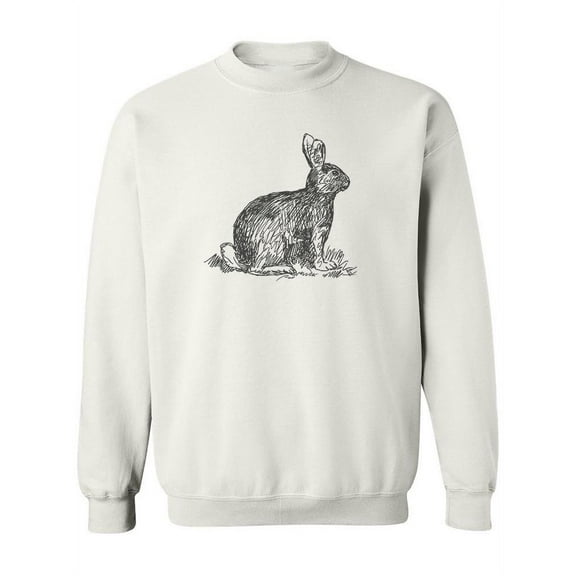 Rabbit Side View Sweatshirt Women -Image by Shutterstock, Female Small