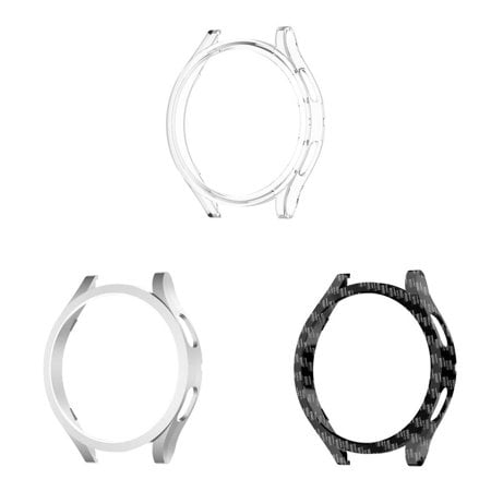 BRADCET 1/3Pack Hard PC Case for Samsung Galaxy watch Case 4 40mm 44mm Women Men, Shockproof Full Shell Protector Protective Cover Bumper Accessories for Galaxy Watch 4 Classic 46mm 42mm Accessories