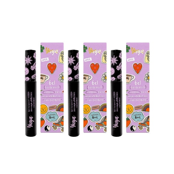 Yuya - Pack Gel Fijador para Cejas 8ml c/u (3 pzas)
