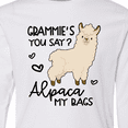 thumbnail image 4 of Inktastic Grammie's You Say Alpaca My Bags Long Sleeve Youth T-Shirt, 4 of 5