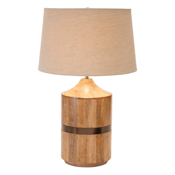Melrose International Table Lamp 22.5"H Wood