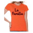 thumbnail image 1 of Awkward Styles Ugly Xmas Shirts for Women Christmas La Familia Plaid T-Shirt, 1 of 4