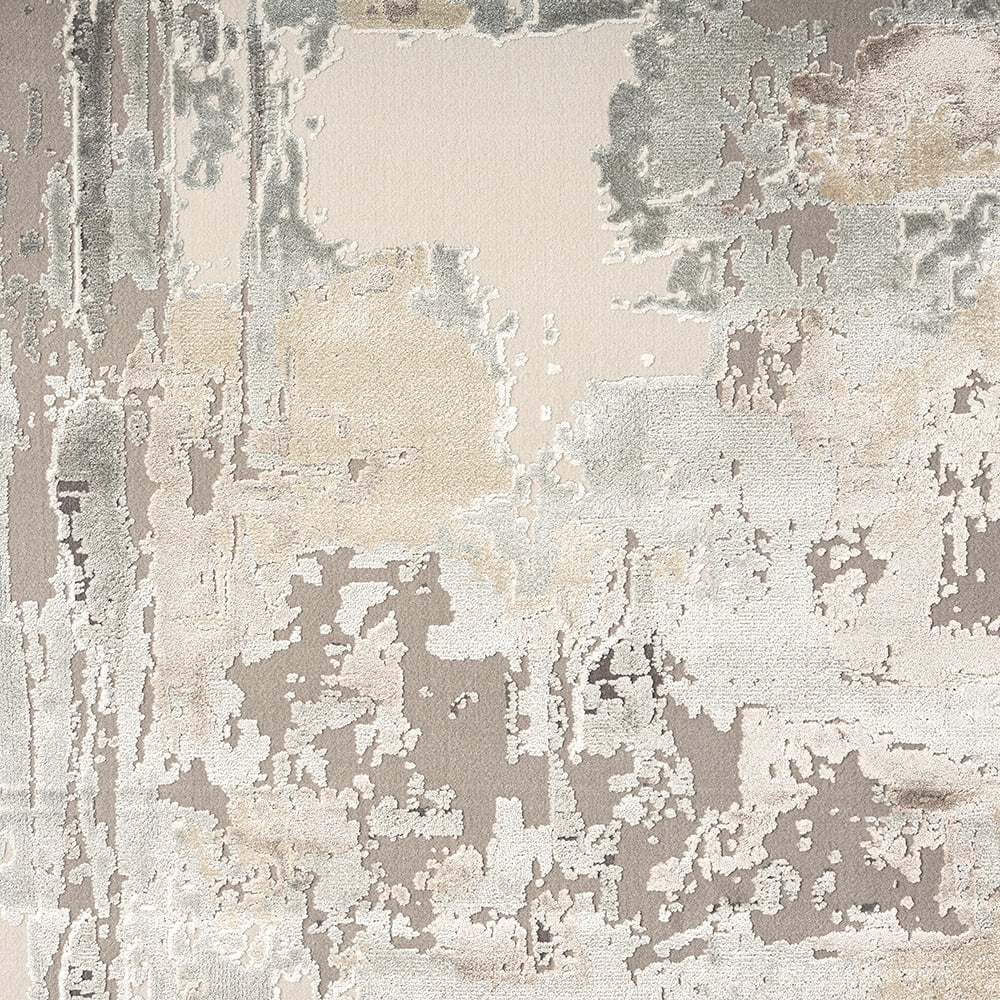 Harlow Hill Cherry Abstract Modern/Contemporary Luxelon Blend Indoor Area Rug, 2' x 3'