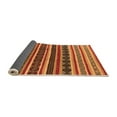 thumbnail image 2 of Ahgly Company Indoor Round Solid Orange Modern Area Rugs, 8' Round, 2 of 4