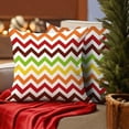thumbnail image 4 of 2PCS Throw Pillow Covers, Decorative Thanksgiving Halloween Christmas Pillow Covers 18x18, Soft Cushion Pillow Cases for Sofa Couch Bed Livingroom Home Farmhouse Decor, Retro Flowers, No Insert, 4 of 6