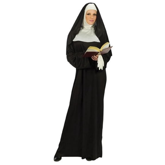 Fun World Costumes Nun Women's Halloween Fancy-Dress Costumes for Adult, One Size (2 Each)