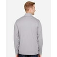 thumbnail image 3 of Team 365 TT31H Men's Zone Sonic Heather Performance Quarter-Zip Pullover-Athletic Heather-3XL, 3 of 5