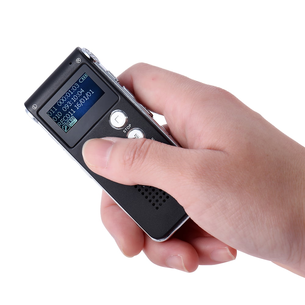 8GB Intelligent Digital Audio Voice Phone Recorder Dictaphone MP3 Music