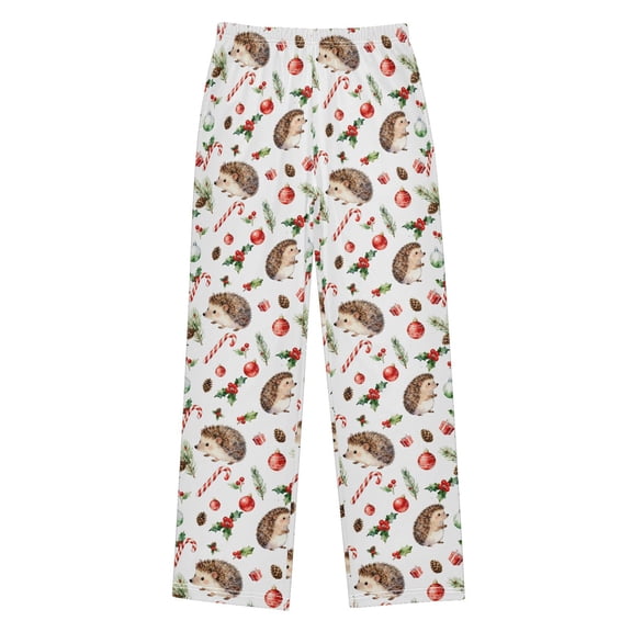 joogoo Christmas Hedgehogs Pajama Pants Pj Bottoms Sleepwear Lounge L
