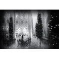 thumbnail image 2 of Schleicher-Schwarz, Roswitha 14x11 White Modern Wood Framed Museum Art Print Titled - Christmas In The City, 2 of 4