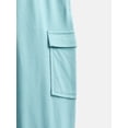 thumbnail image 3 of Wonder Nation Girls Sleeveless Cargo Jumpsuit, Sizes XS-XXL, 3 of 3