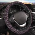 thumbnail image 3 of Picia Daisies Flowers Car Steering Wheel Cover, Non-Slip, Breathable, Universal 15 inch, 3 of 7