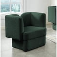 thumbnail image 2 of Meridian Furniture Marcel Boucle Fabric Upholstered Accent Chair in Rich Green, 2 of 7