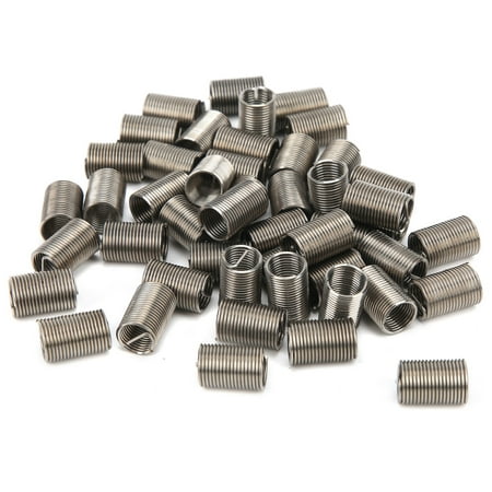 

50Pcs Wire Thread Insert Threaded Bushing Sleeve Protection Screw Hole Repair M8x1x3D