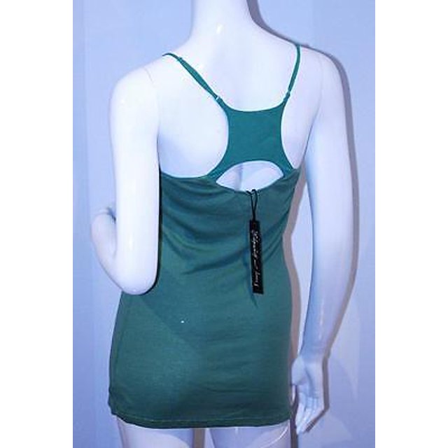 ELIZABETH & JAMES Cami RIBBED Tank TOP Supima MODAL Blend Upper SILK S $95