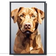 thumbnail image 2 of Thuan Chesapeake Bay Retriever Art Funny Dog Canvas Wall Art Watercolor Animal Cute Puppy Painting Canvas Prints for Farmhouse Kitchen Bedroom Bathroom Decor Framed and Ready to Hang, 2 of 6