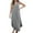 Gray, variant on Mrasaso Big Sales! Beach Vacation Clothes for Women,Women's Fashion Sexy Vintage V Neck Sleeveless Solid Party Dresses,Chic & Elegant for Parties & Formal EventsWine XL