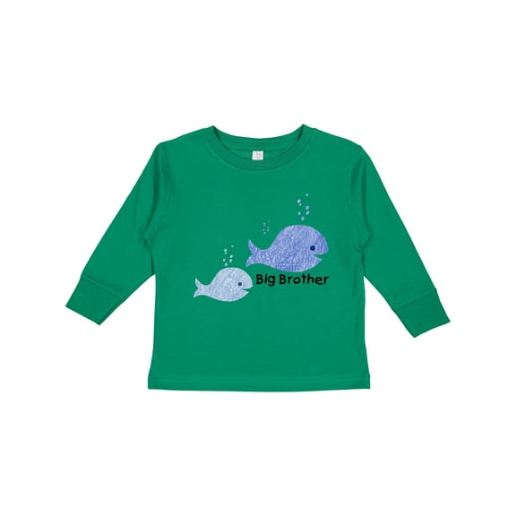 Inktastic Big Brother with Lil' Brother Boys Long Sleeve Toddler T-Shirt