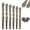 4+5+6+8+10+12mm, variant on 4-Flute Serrated Eccentric Drill Bit Kit, High-Strength Four-Flute Sawtooth Eccentric Drill Bit Set, Hard Alloy Drill Bit Kit for Stone, Glass, Wood, Metal (3+4+5+6+7+8+10+12mm)