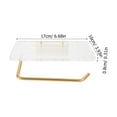 thumbnail image 2 of WRISTBIQUE 1Pack Golden Acrylic Bathroom Wall Organizer with Shelf for Families, 2 of 8
