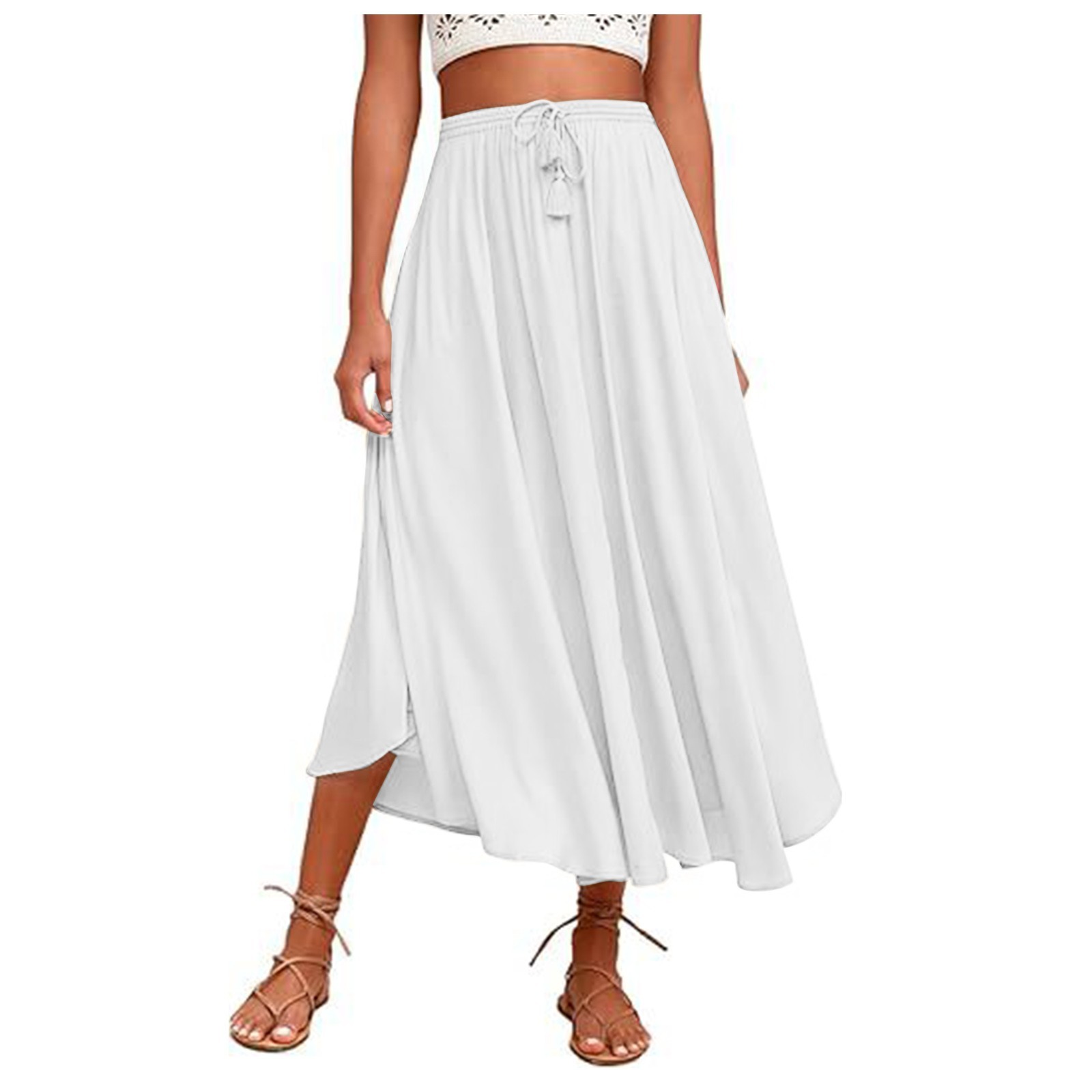 Maxi Skirts For Women Reg & Plus Size Women's Long Skirts Flowy Summer ...