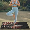 thumbnail image 4 of Xixirimido American Flag Hunting Elk Print Car Seat Towel Covers Car Accessories Athletic Running Towel Post Workout Sweatproof Washable Bucket Seat Cover Non Slip for Outdoor Sport, 2 Pack, 4 of 8