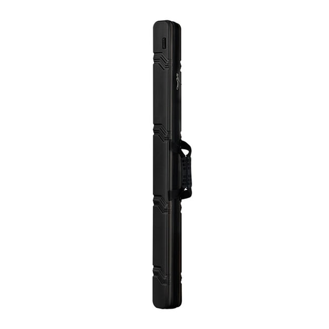 jinwen Fishing Rod Case Fishing Pole Bag Should Strap Handbag Hard Shell Zipper Closure Black M