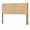 Queen + Oak, variant on Modern Wooden Headboard with Arched Corrugated Design, Queen Size Oak Headboard with Vertical Grain, Farmhouse Vintage Bed Headboard, Easy Assembly Bedroom Furniture, Oak