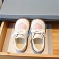 thumbnail image 6 of Girls' Heart Rhinestone Bow Flat Shoes, Soft Sole Casual Mary Janes, Ideal for Daily School Outfits, Weekend Strolls and Small Gathering Occasions Beige a 18-24 Months, 6 of 9