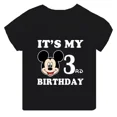 thumbnail image 5 of Ropa para niños, camisetas de algodón con número de cumpleaños de Mickey Mouse, ropa kawaii para niñas, camisetas para niños, dibujos animados de anime, ropa informal, 5 of 5
