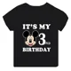thumbnail image 5 of Ropa para niños, camisetas de algodón con número de cumpleaños de Mickey Mouse, ropa kawaii para niñas, camisetas para niños, dibujos animados de anime, ropa informal, 5 of 5
