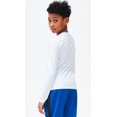 thumbnail image 4 of DEVOPS 3 Pack Youth Boys Compression Athletic Performance Baselayer Long Sleeve Shirts (Small, White/White/White), 4 of 7