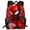 G_01, variant on Oxford Cloth Large Capacity Backpack, Spider Web Travel Stamp Bookbag with Side Bottle Pockets for Back to School