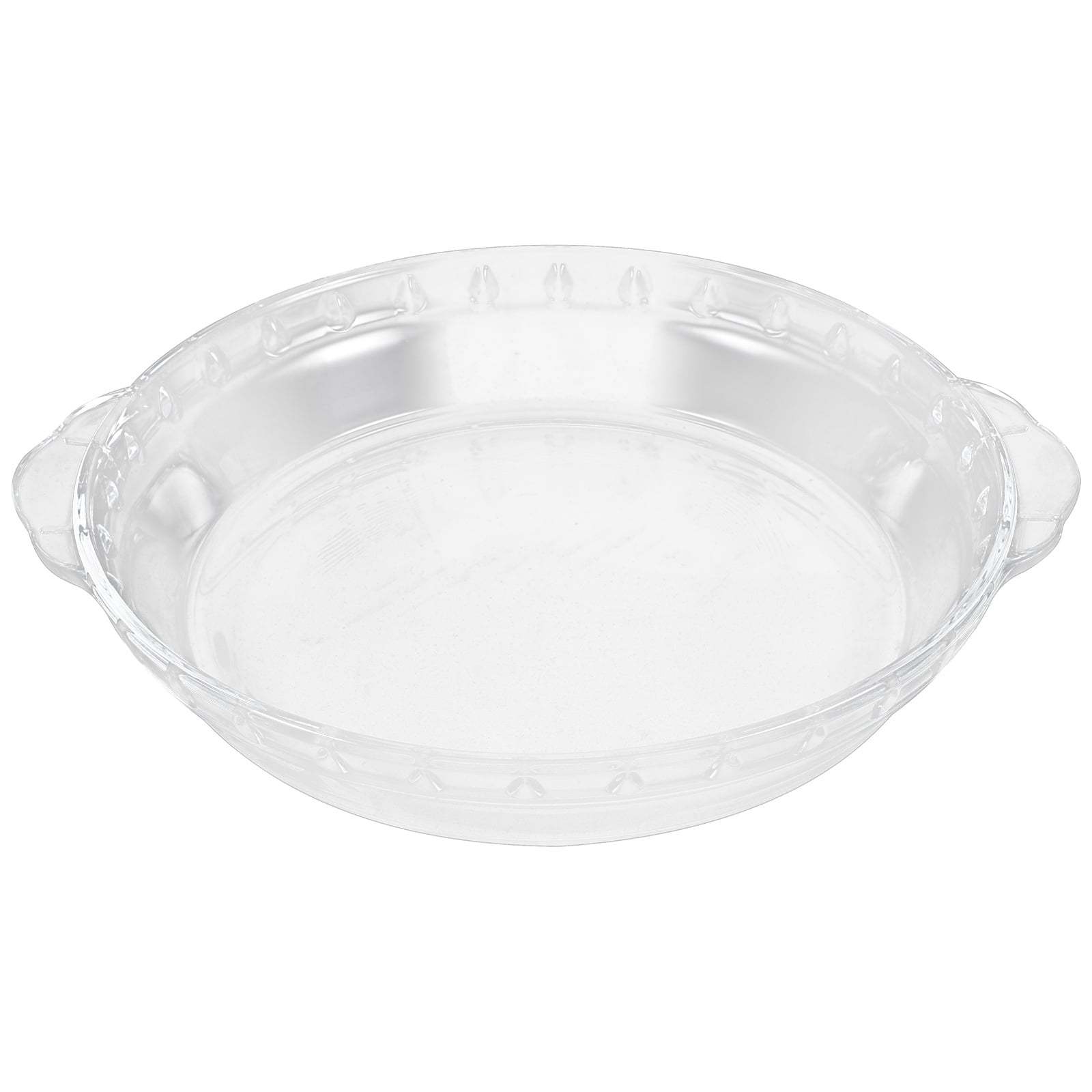 NUOLUX Double Handle Baking Dish Round Glass Bakeware Household Baking