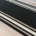 thumbnail image 2 of Custom Size Anti-Slip Machine Washable Loop Pile Bordered Black Runner Rugs ( 16' x 26"), 2 of 7