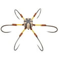 thumbnail image 3 of High Carbon Steel 7.5cm Hexagonal Fish Crab Hooks, Copper, Fishing Tackle Accessory, 3 of 3