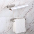 thumbnail image 5 of Soporte para toallas de papel debajo del gabinete, toallero de papel autoadhesivo para montaje en pared, barra de papel para toallas para cocina, despensa, fregadero, baño, acero inoxidable Sus304, 5 of 5