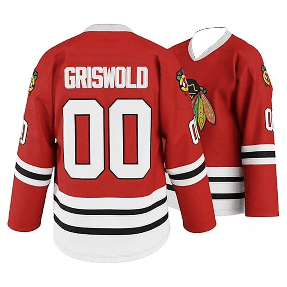 Clark Griswold 00 Deluxe Embroidered Hockey Jersey