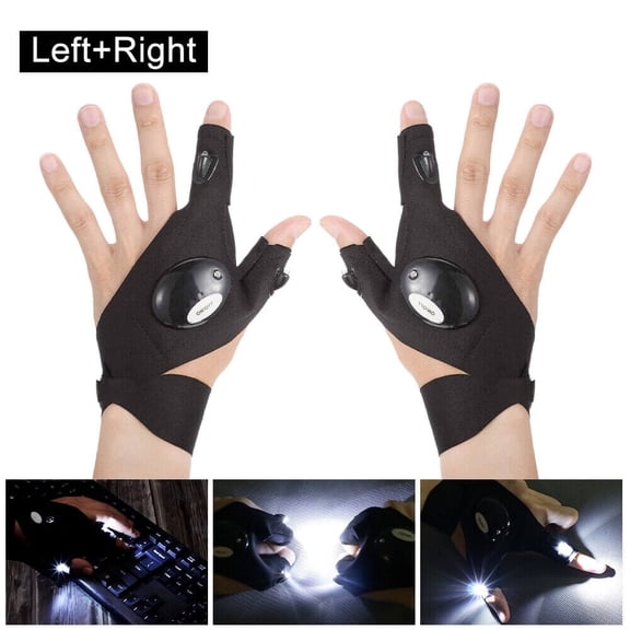 LED Flashlight Gloves Gifts for Men, Stocking Stuffers for Men Dad Husband Adult Christmas Birthday Gift