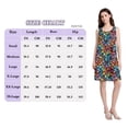 thumbnail image 4 of FORMRS Summer Dress for Women Loose U Neck Sleeveless Midi Beach Sundresses with Pockets, Vibrant Dragon Scales Pattern, 4 of 8